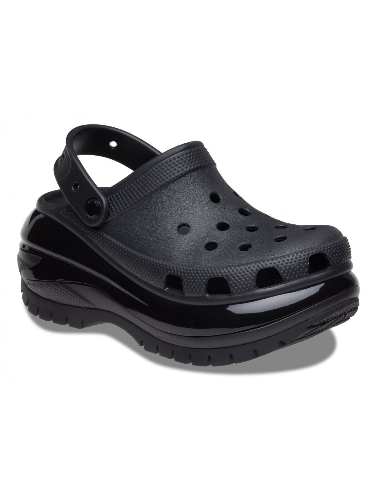 CROCS Ciabatta Donna Classic Mega Crush Clog W 207988 001 BLACK gioboutiqueweb