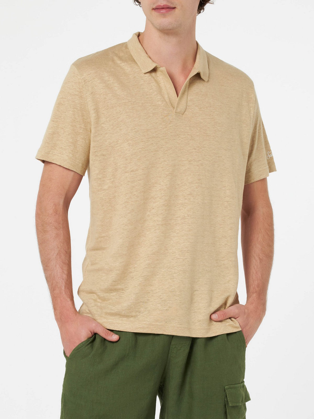 Mc2 Saint Barth T-shirt and Men's Poor Men Fraser 00023F Beige