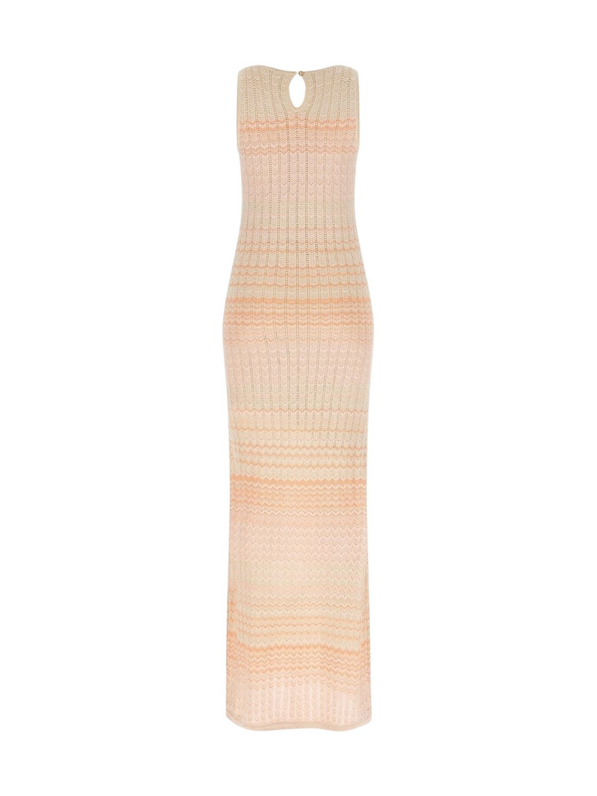 GUESS Abito Donna SL ROSALYN LONG SWTR DRESS W6GKA2 Z0749 SM30 PEACH BEIGE AND VANI