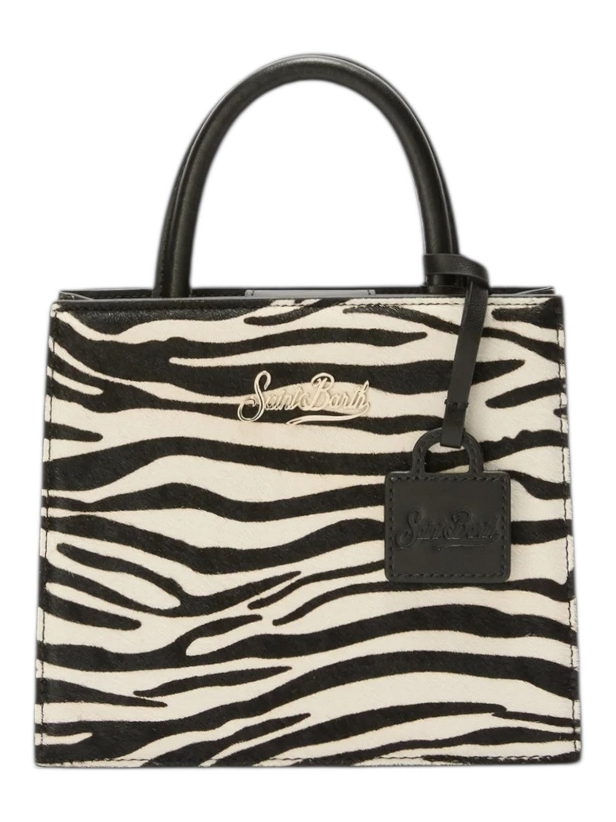 MC2 SAINT BARTH Pochette Donna  SHOP BAG MINI 00711I ZEBRA BRUSHED LEATHER 10
