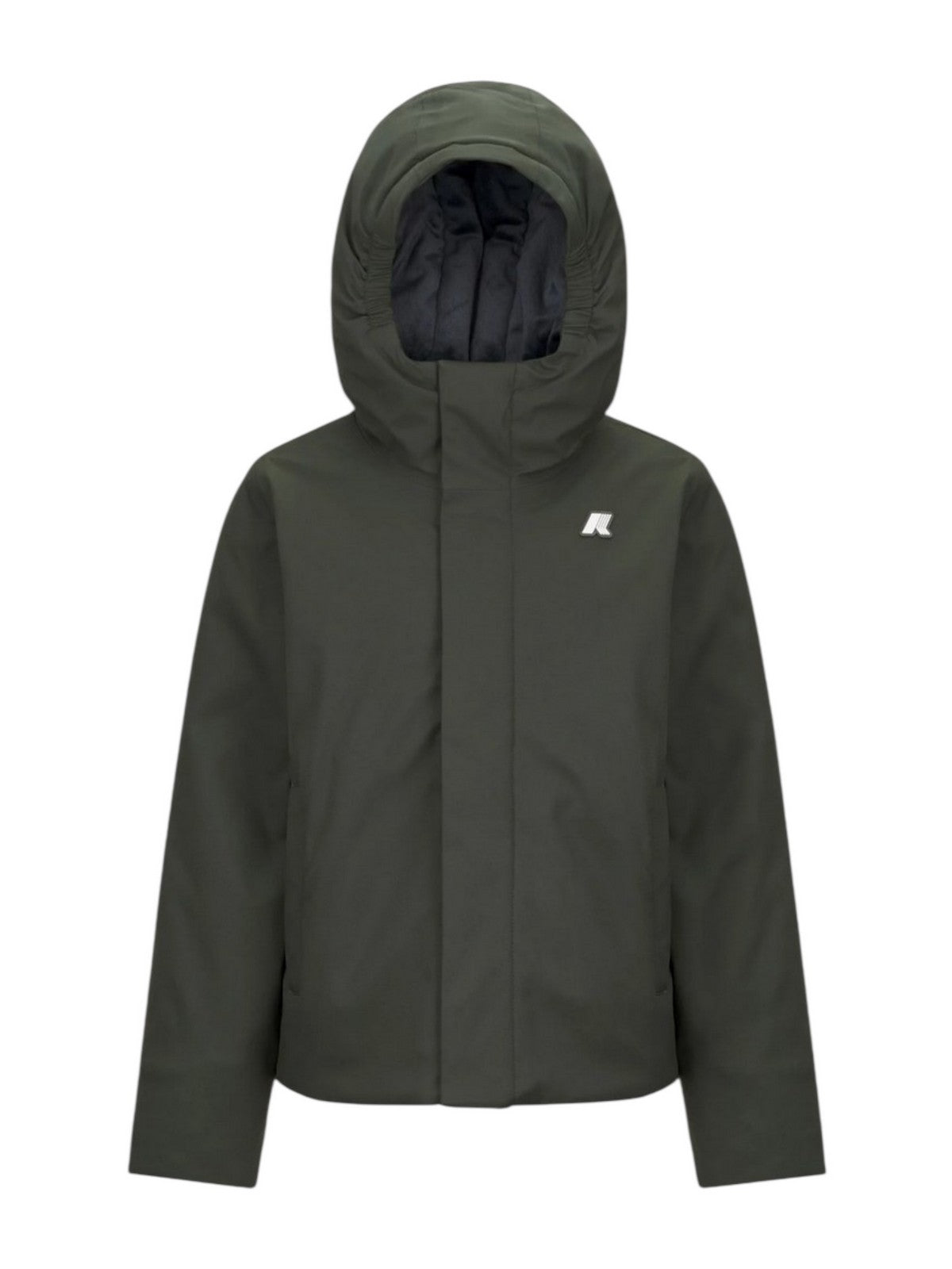 K-WAY Giubbino Bambini e ragazzi P. JACKO TWILL MARMOTTA K1128FW AL7 GREEN B-BLUE A