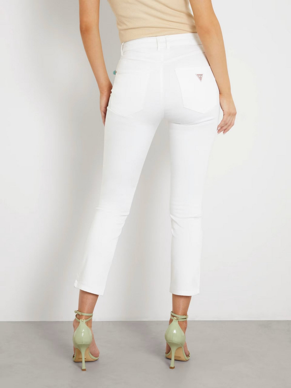 Zgadnij Pantalone Woman 1981 Capri W4GA91 W93CE G011 White