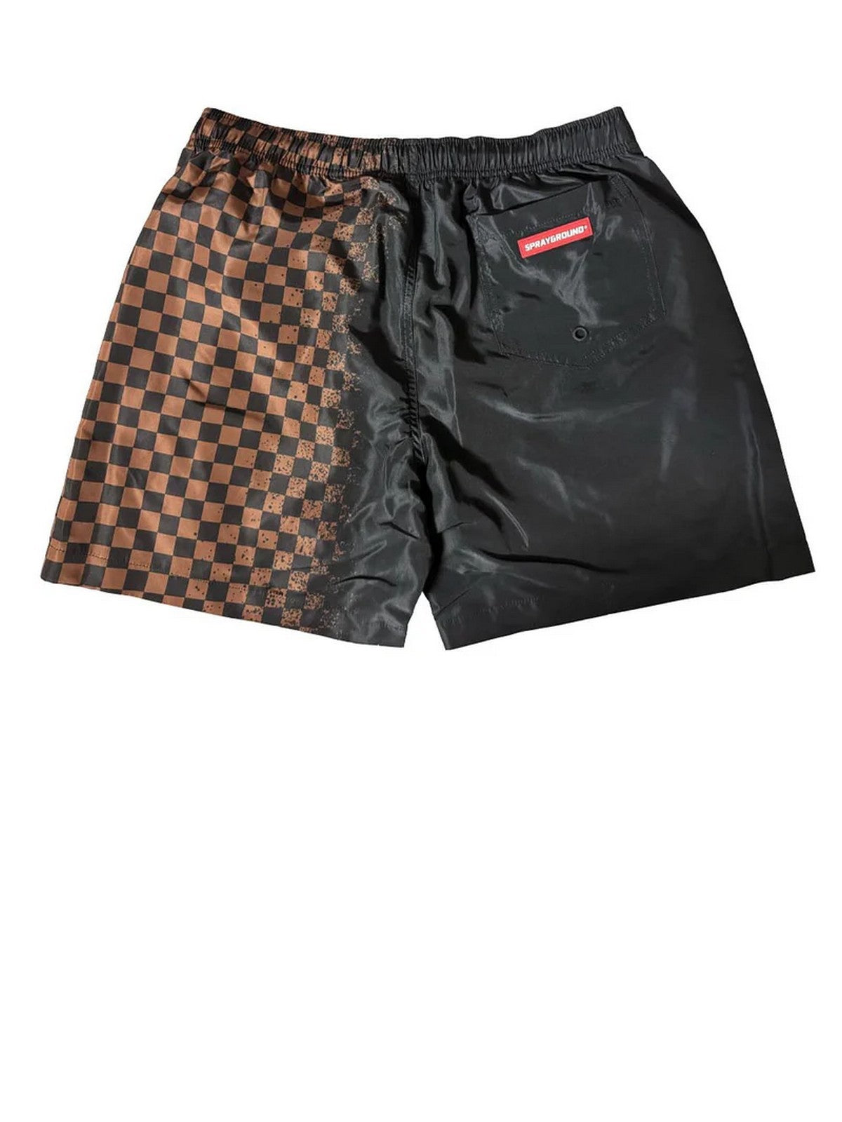 SPRAYGROUND Costume da bagno Uomo SPRAY SIP BROWN SWIM TRUNKS SP918BLK BLACK