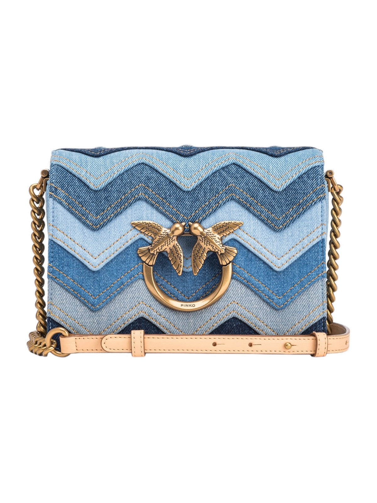 Pinko Woman Bag Love Click Mini 100067-A1LD EE8Q BLU