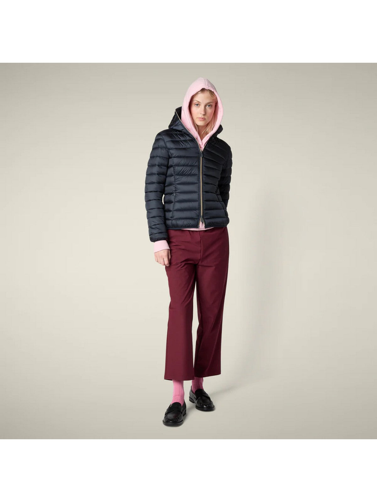 SAVE THE DUCK Piumino Donna Alexis D33620W IRIS21 90010 BLUE BLACK