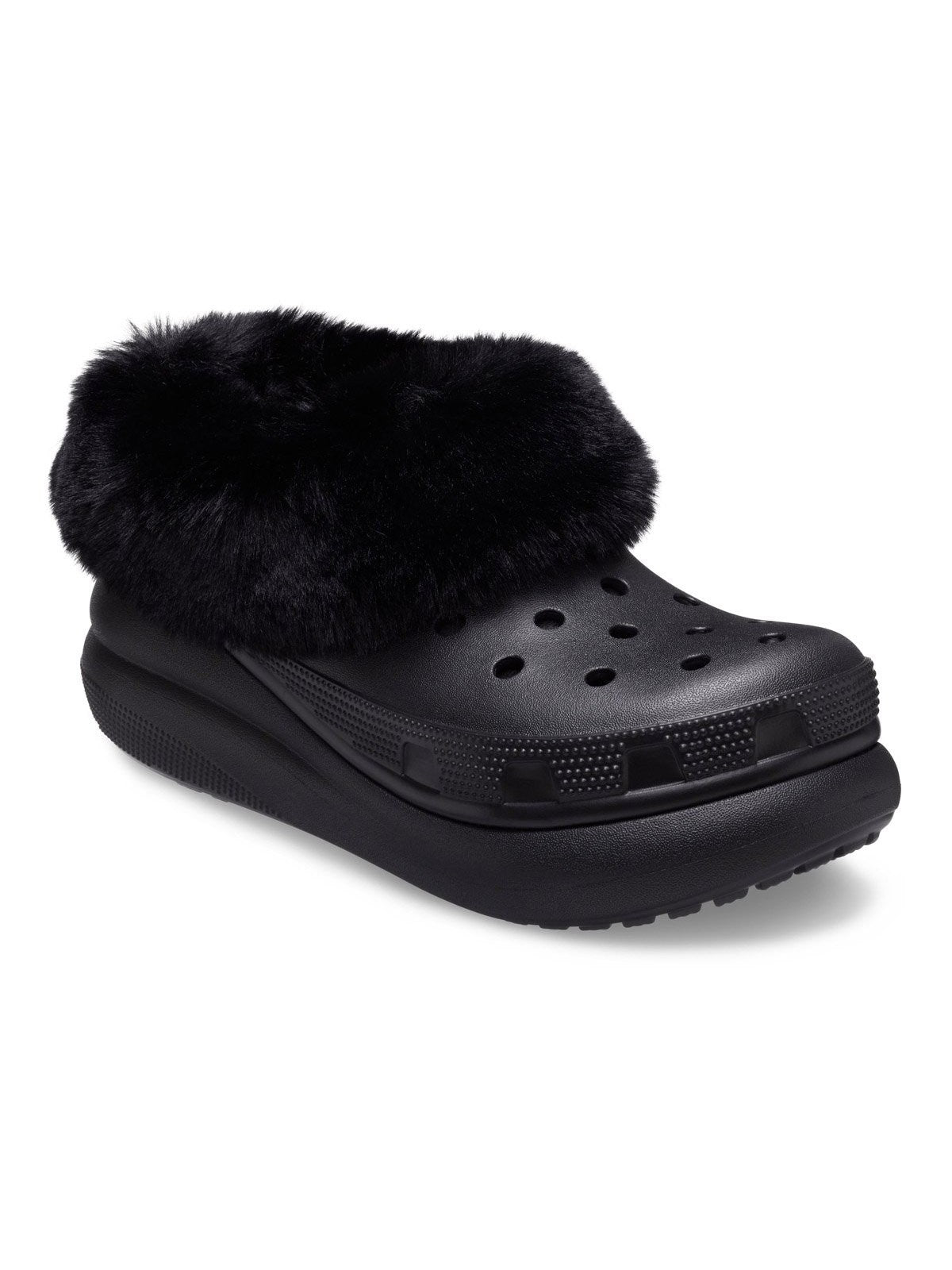 CROCS Ciabatta Donna Furever Crush 208446 BLK  Nero gioboutiqueweb