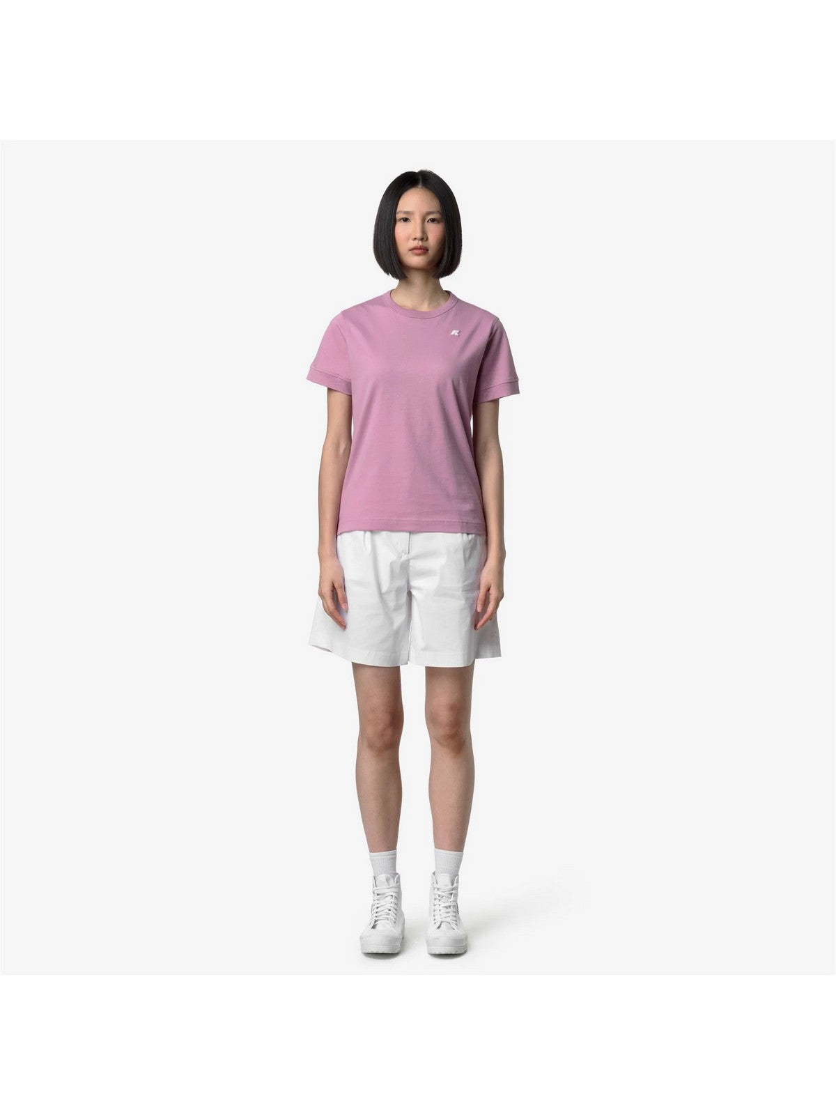K-WAY T-shirt Donna EMEL JERSEY K2122UW H41 VIOLET GLICINE