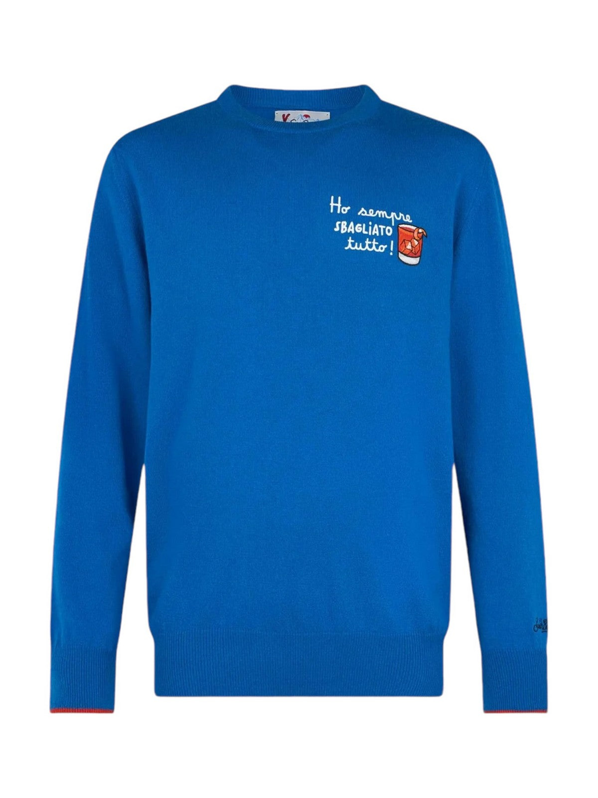 MC2 Saint Barth Hombres Heron Light Heron Light 00330G Azul Sweater