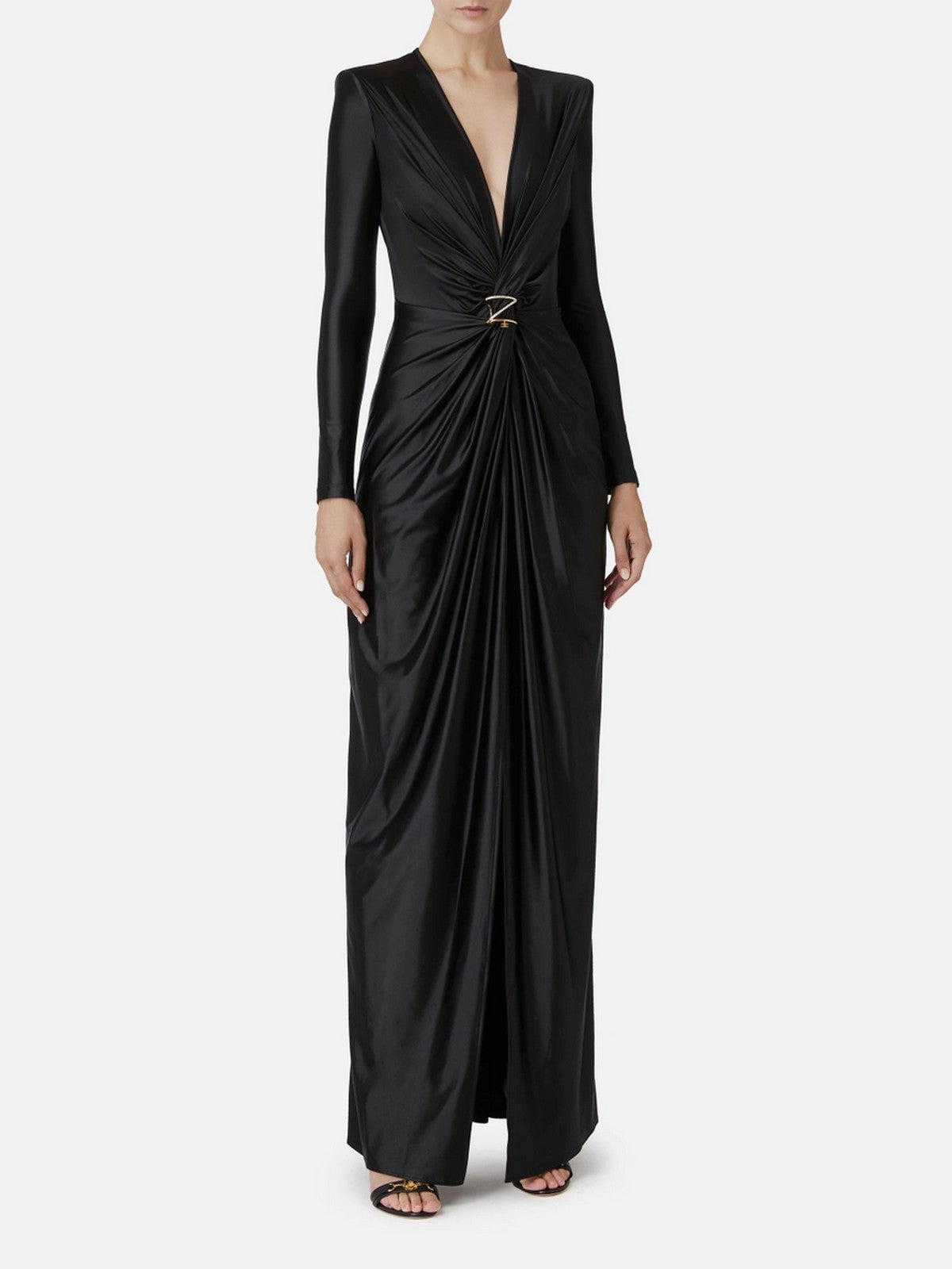 ELISABETTA FRANCHI Frau Kleid AB72947E2 110 Schwarz