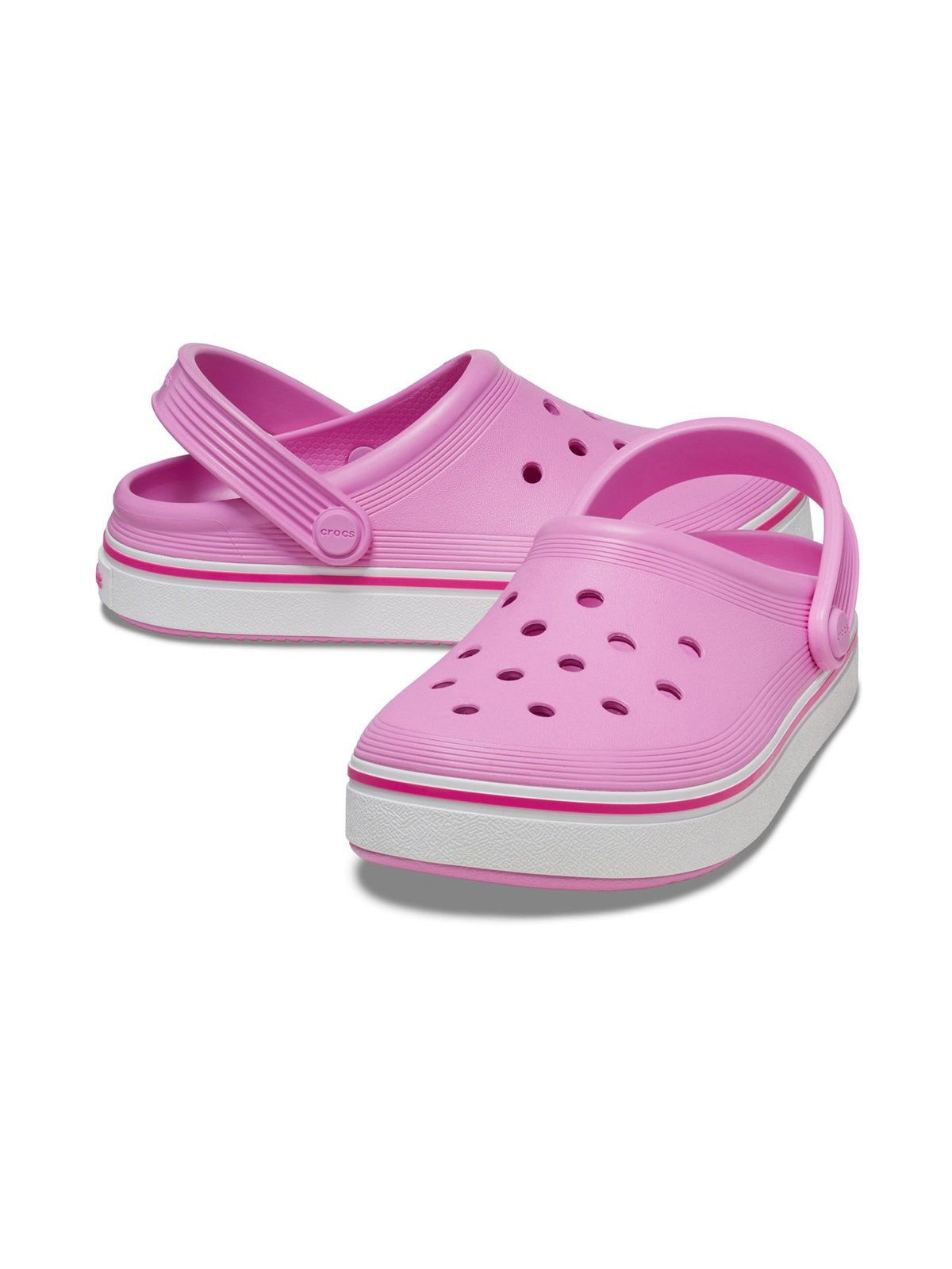 Crocs Ciabatta Girls and Girls Off Court Clog Toddler 208479 6SW Rosa