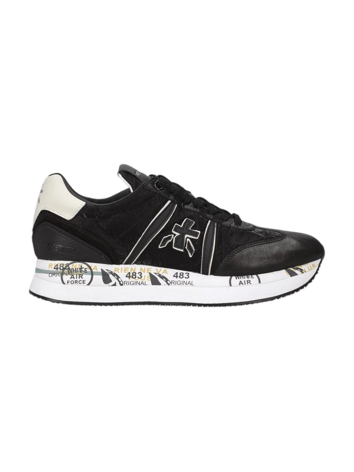 Premiata 483 Original 483 Scarpe Premiata Sneakers Nere Traforate