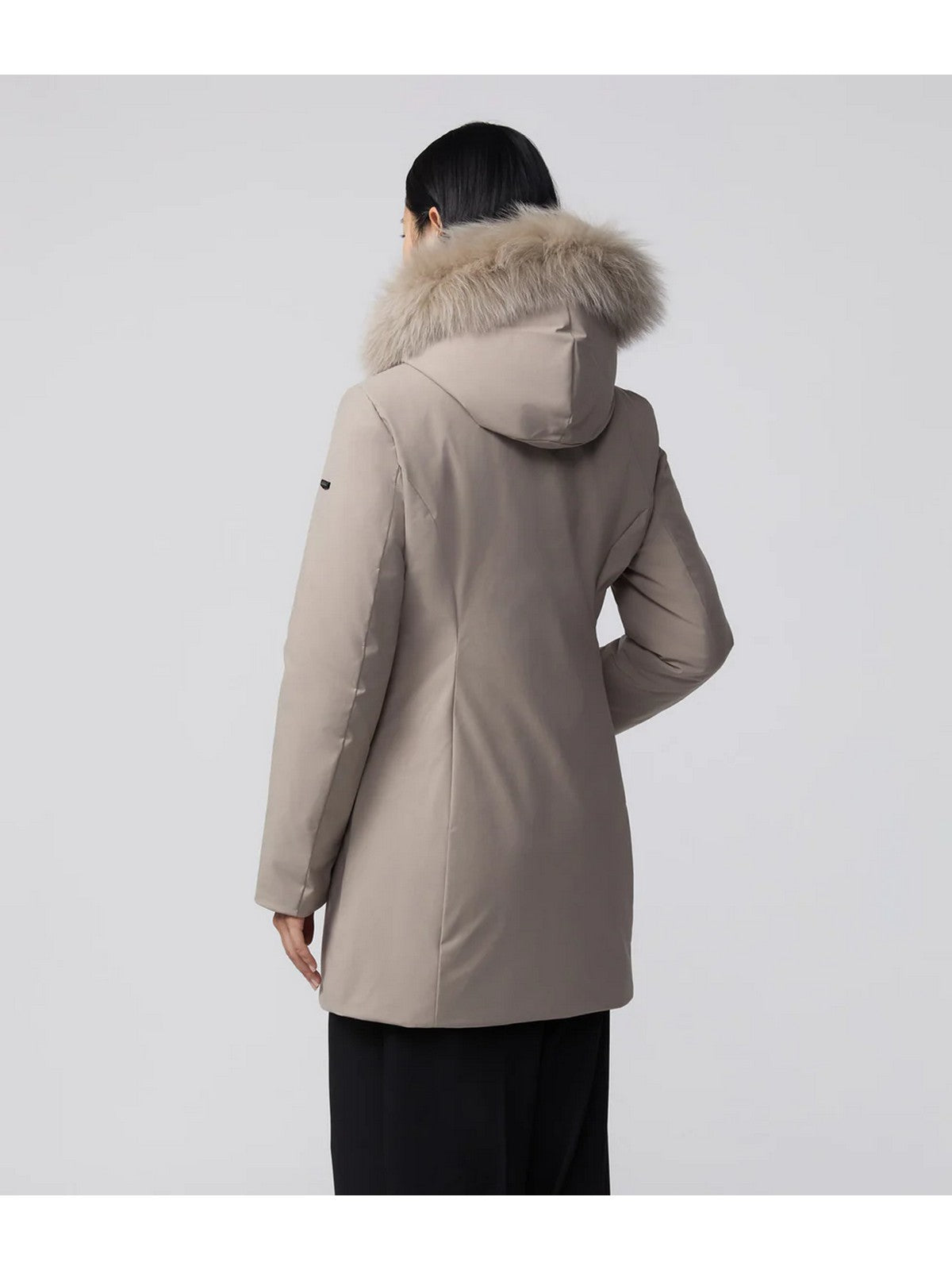 REFRIGIWEAR Piumino Donna LADY TECH/1 FUR JACKET W99108 XT3790 A00220 NEW BEIGE