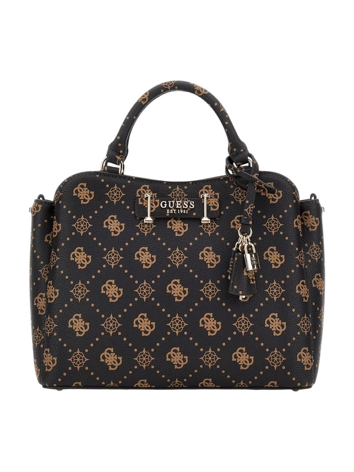 GUESS Borsa Donna SILIA GIRLFRIEND SATCHEL HWGP98 90060 ESL ESPRESSO LOGO