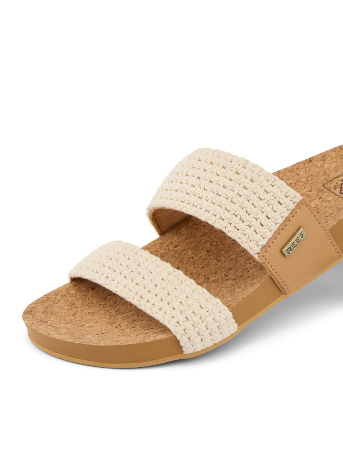 REEF Ciabatta Donna Cushion Vista RF.CUSHVISTAW CJ7138 NATURAL CROCHET TEXTILE gioboutiqueweb