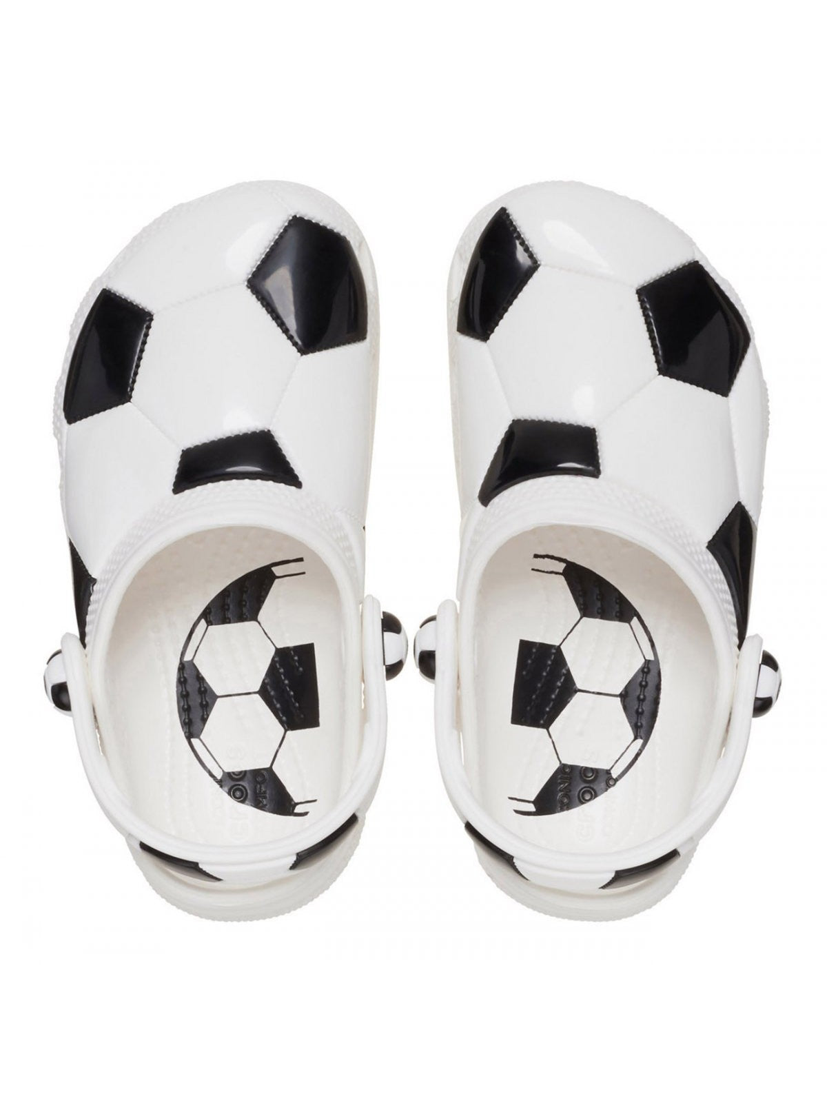 CROCS Ciabatta Bambini e ragazzi Classic Soccer Ball Clog T 210023 103 Bianco gioboutiqueweb