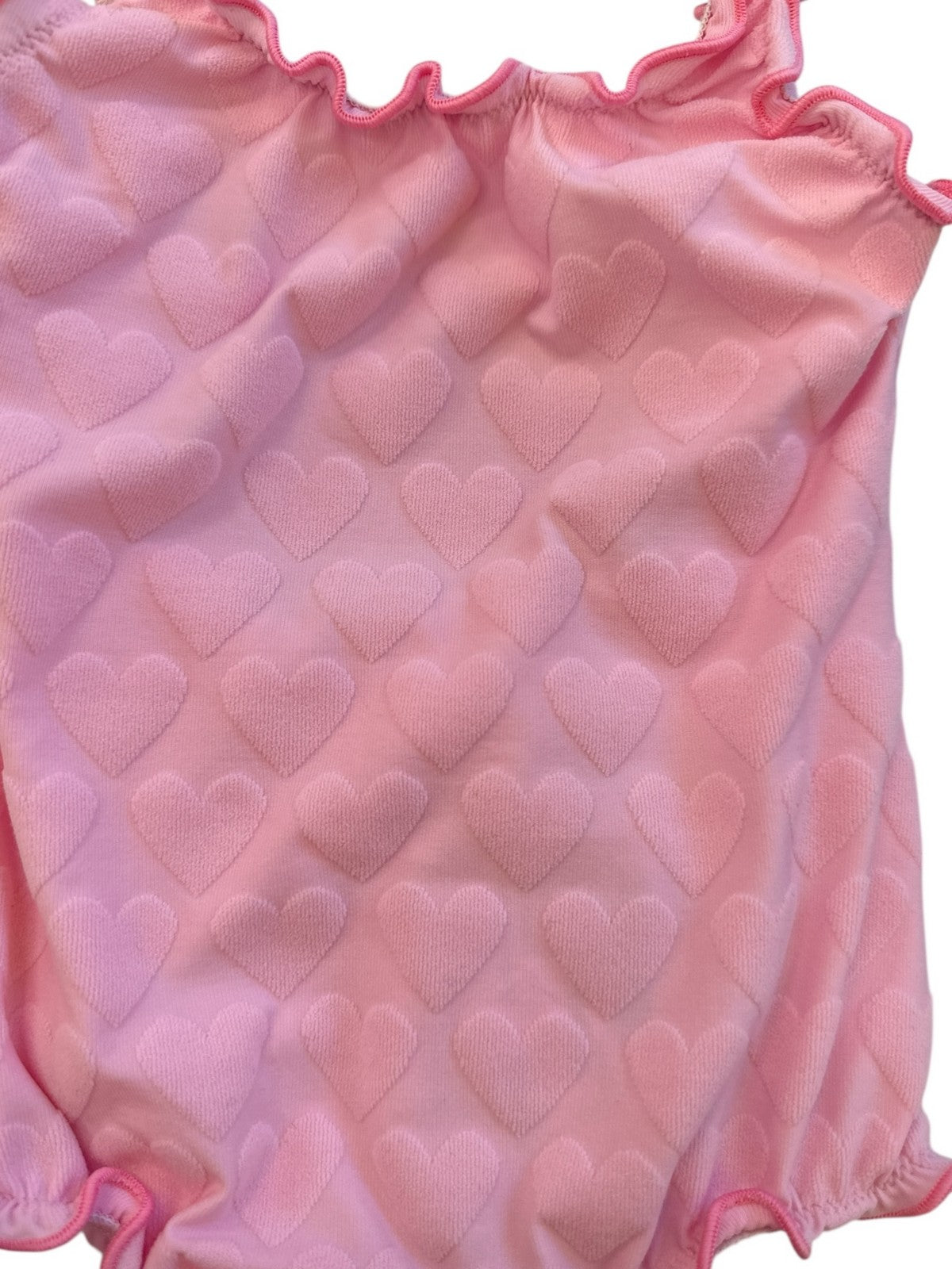 MC2 SAINT BARTH Costume da bagno Bambine e ragazze  CLIO 00025H LYCRA EMBOSSED HEART 20 gioboutiqueweb