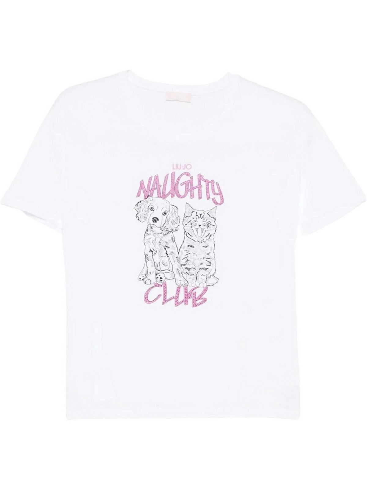 LIU JO WHITE T-shirt Donna  WA6132JS923 P9265 Bianco naughty club