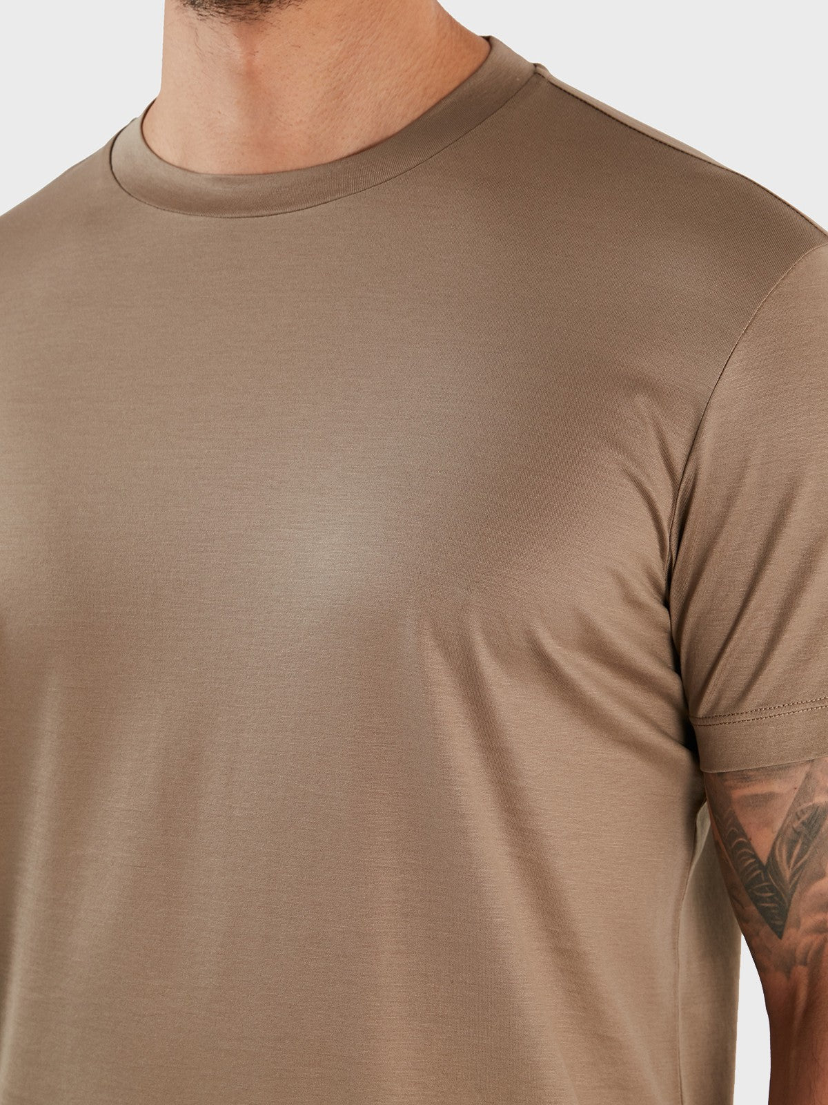 EMPORIO ARMANI T-shirt Uomo  8N1TE8 1JUVZ U6167 Beige gioboutiqueweb