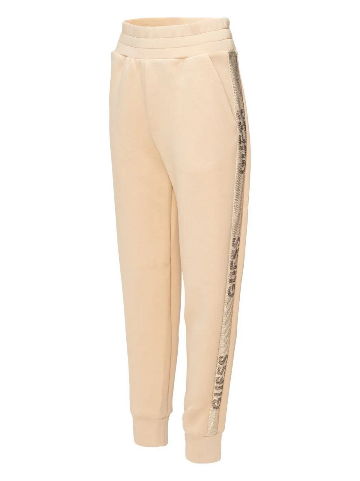 GUESS Pantalone Donna STUDS LOGO SWEATPANTS W4YB40 KBYE2 G1L7 Marrone