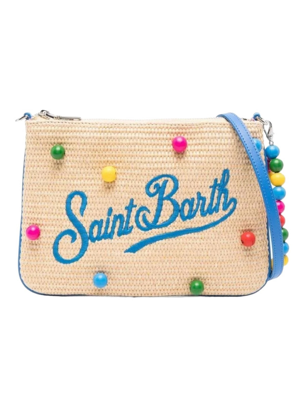 MC2 Saint Barth Pochette Donna Parisien Straw 00386f Beige