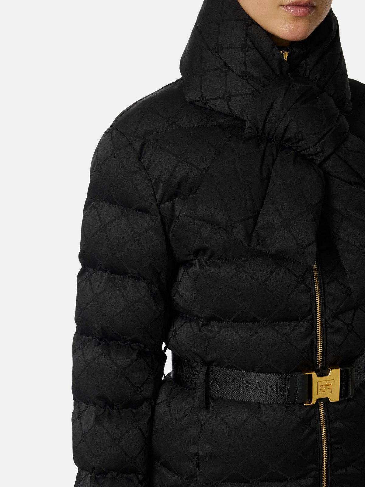 ELISABETTA FRANCHI Jacket Down Women PI84D56E2 110 Negro