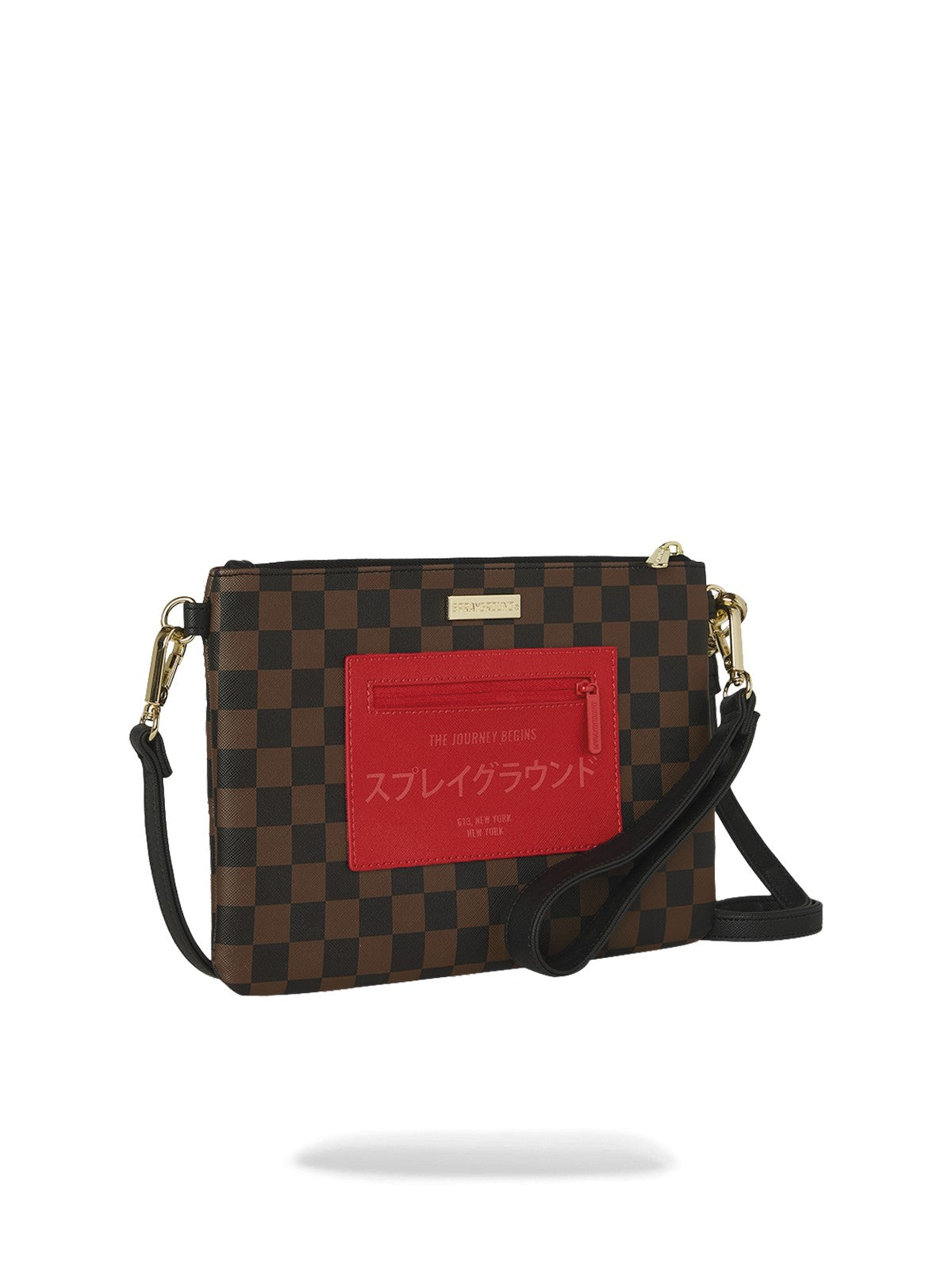 SPRAYGROUND Pochette Unisex adulto RED REDEMPTION CROSSBODY POUCHETTE 910B8900NSZ Marrone