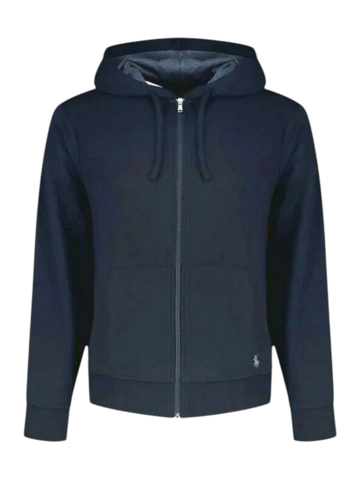 POLO RALPH LAUREN T-shirt Uomo L/S HOODIE-LOUNGE-TOP 714962527 007 CRUISE NAVY