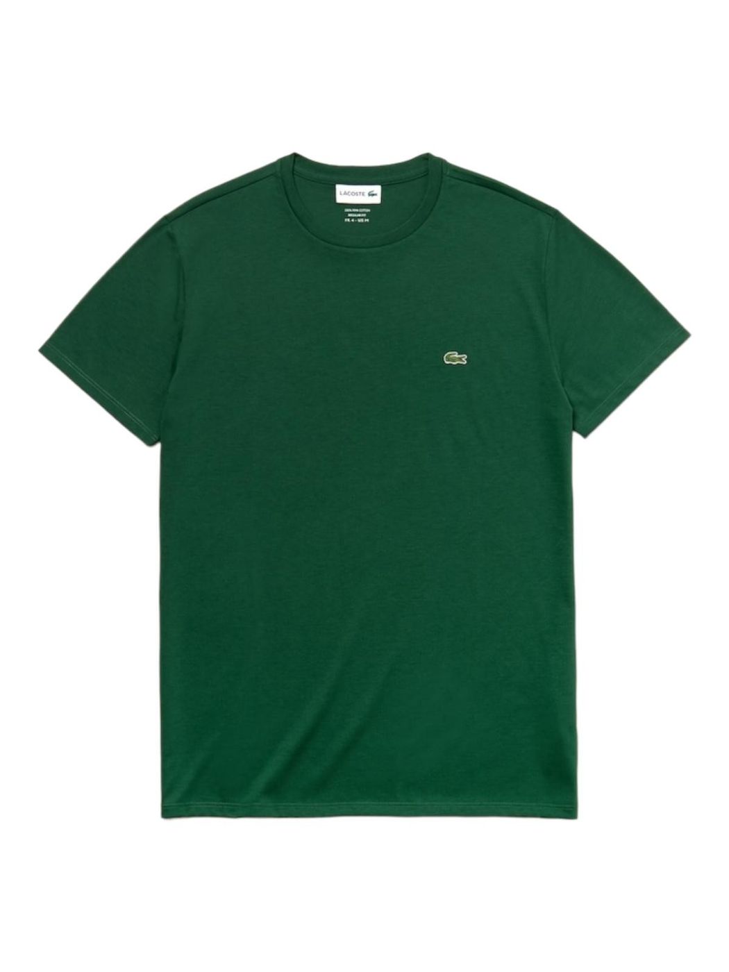 Lacoste man t-shirt hommes th6709 132 vert