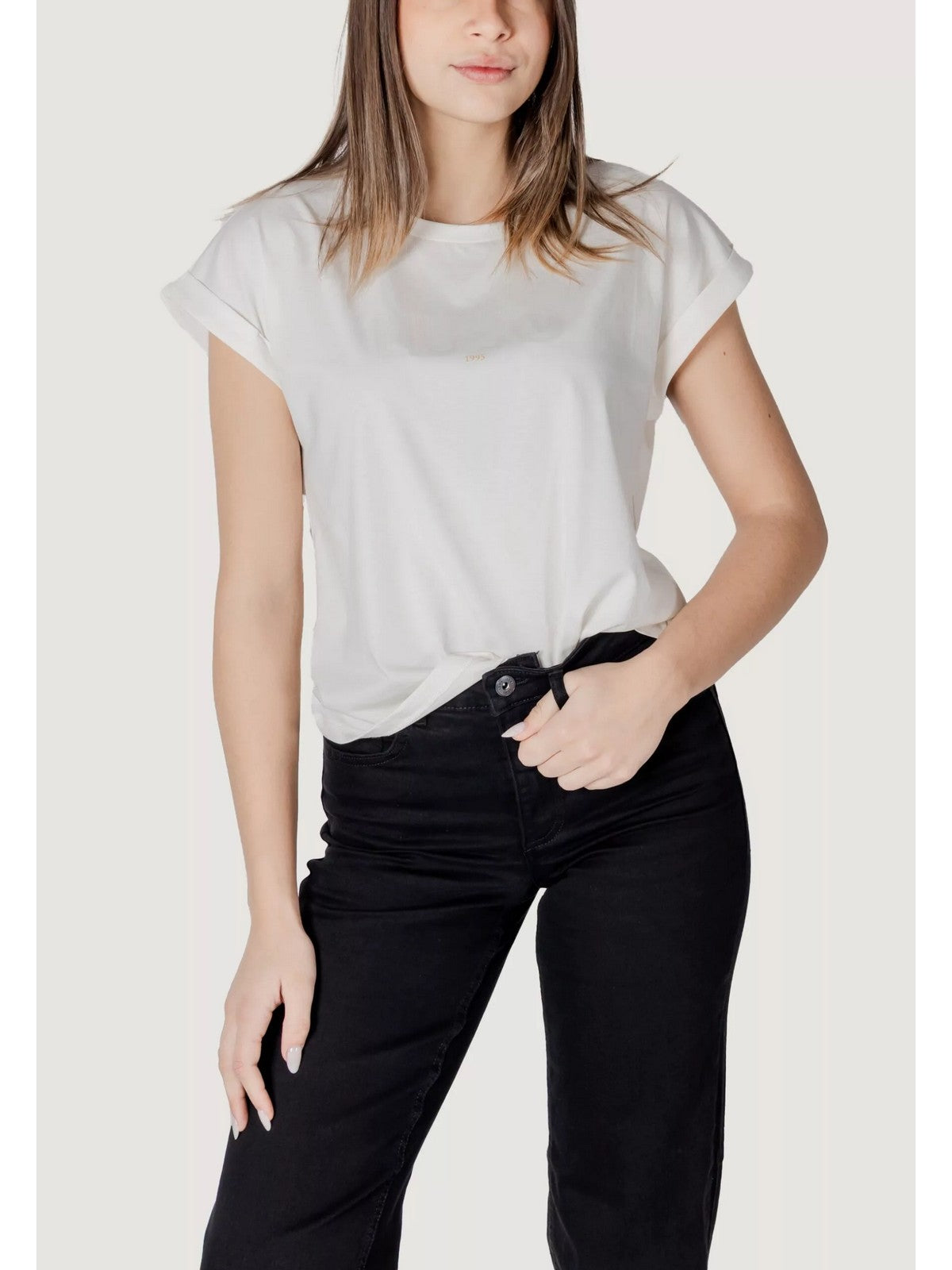 LIU JO SPORT T-shirt Donna  TA5181JS003 M9136 White milk/LiuJo gioboutiqueweb