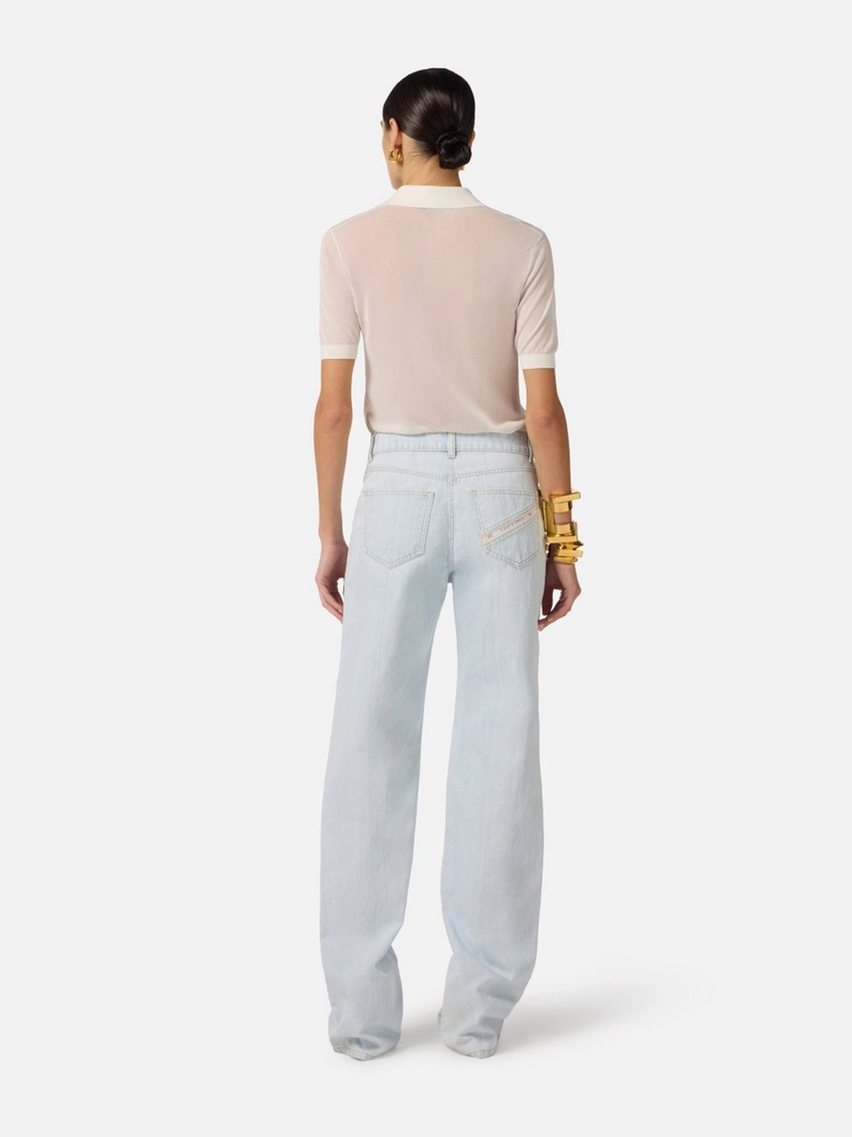 ELISABETTA FRANCHI Jeans Donna  PJ32N62E2 FF6 DESTROYED DENIM