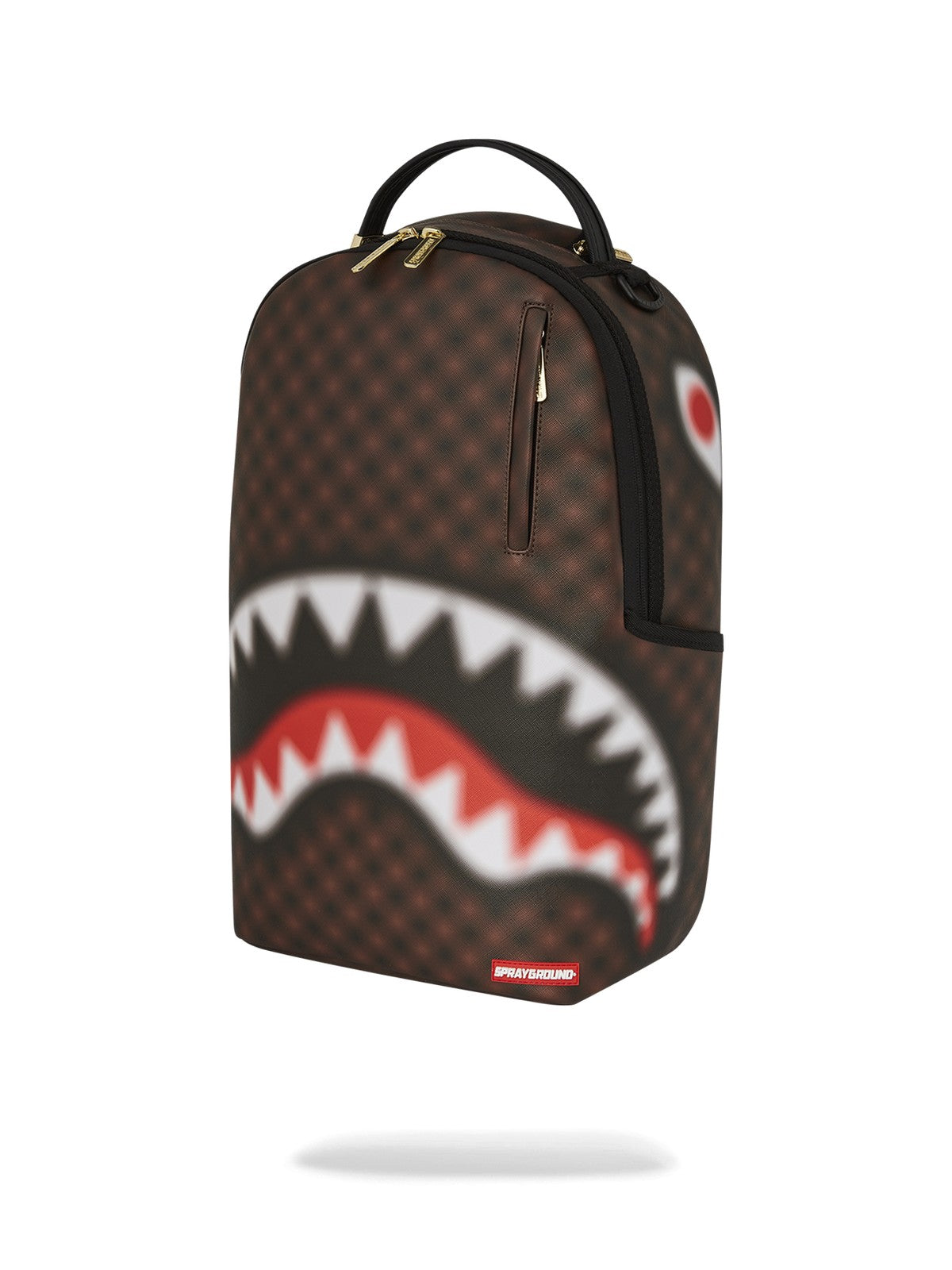 SPRAYGROUND Mochila masculina de tiburones en París Blur Backpack 910b6707nsz Marrone