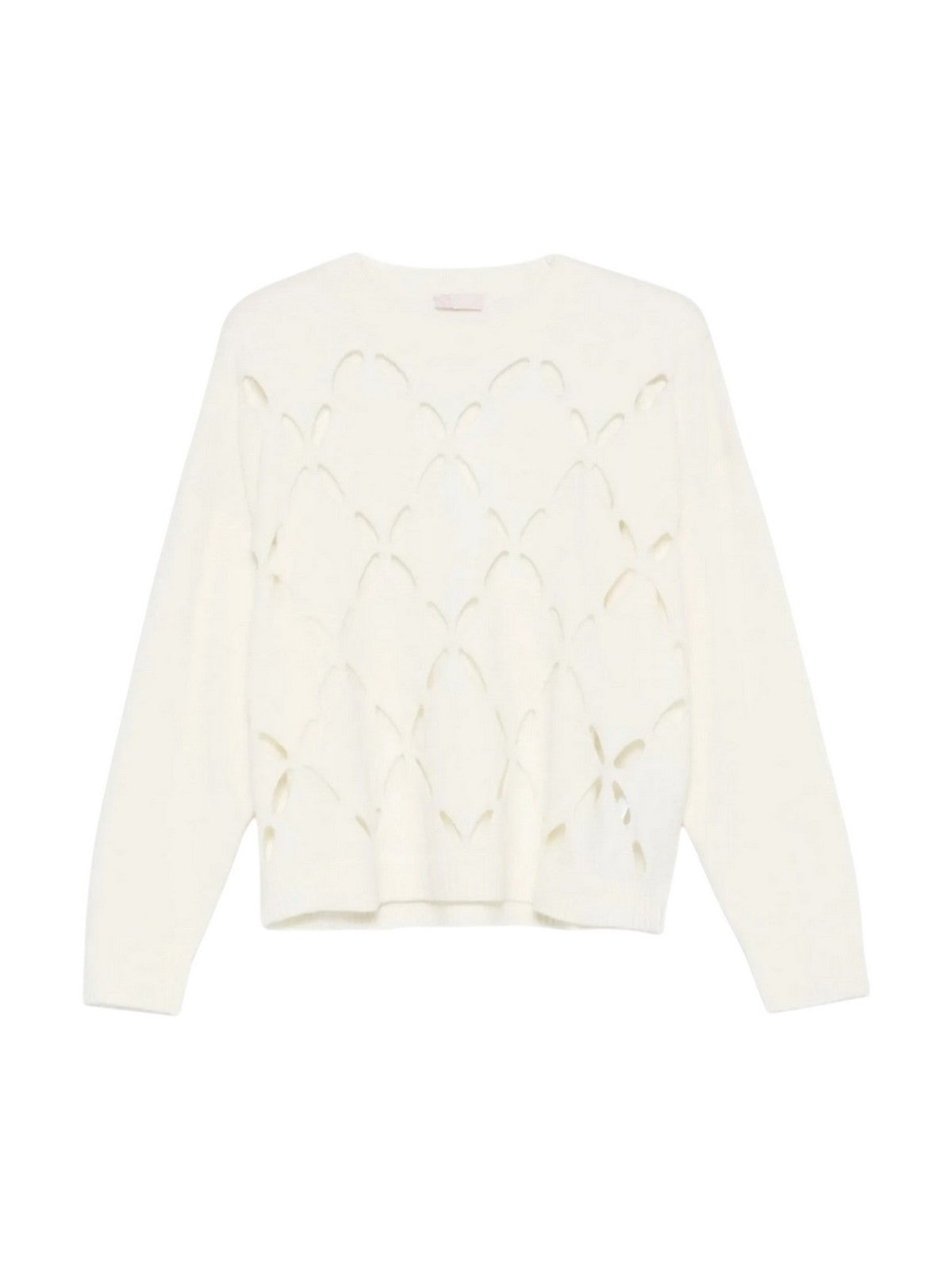LIU JO WHITE Maglione Donna  MF5039MS009 10701 BIANCO LANA