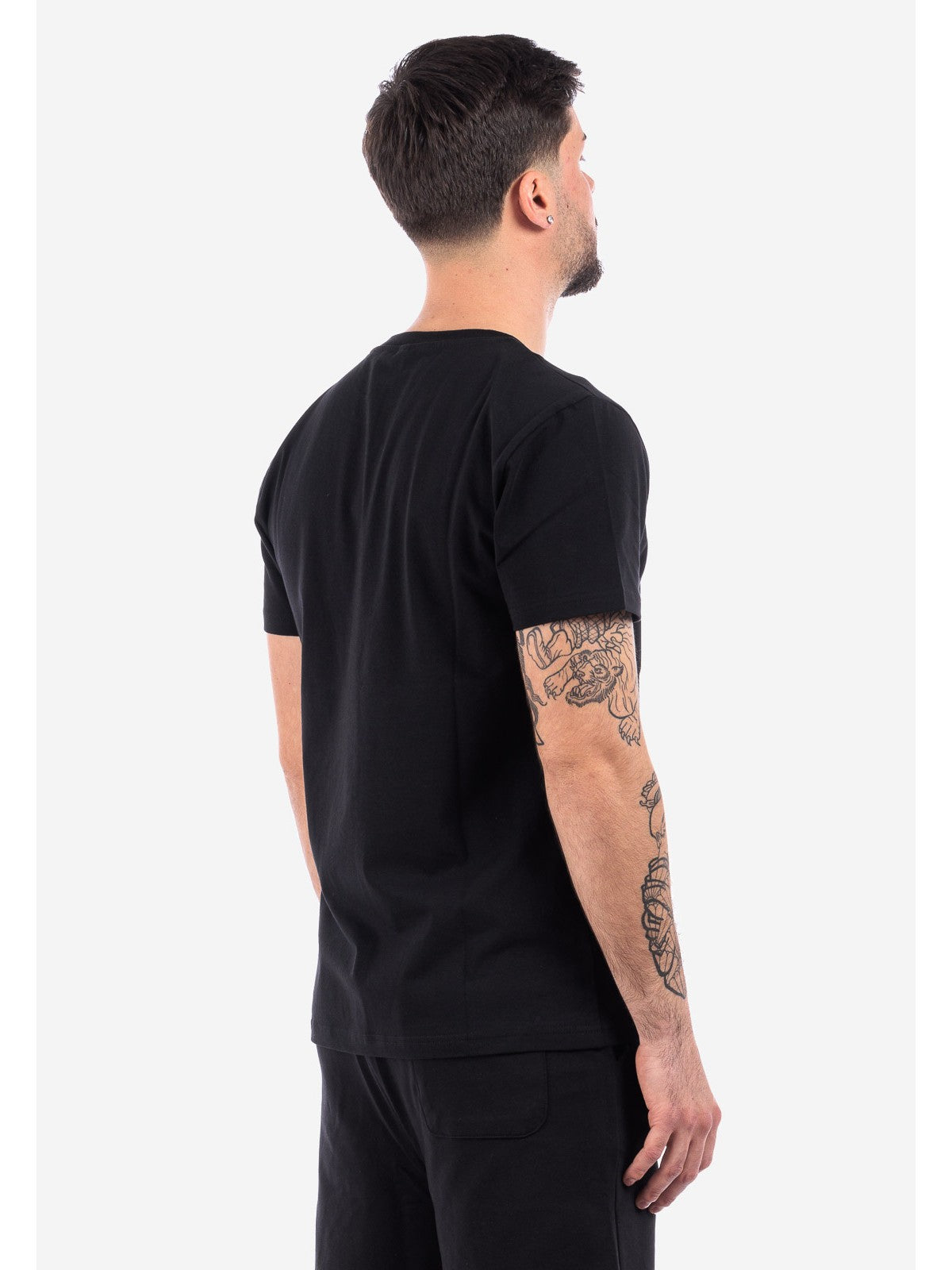 Camiseta de ropa interior Moschino y poste para hombres 241V1A0703 4406 555 Negro