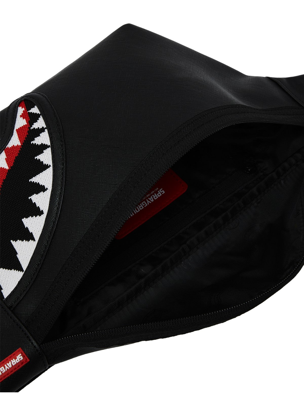 SPRAYGROUND Marsupio Uomo FLY KNIT MOUTH SAVVY CROSSBODY 910B8030NSZ Nero gioboutiqueweb