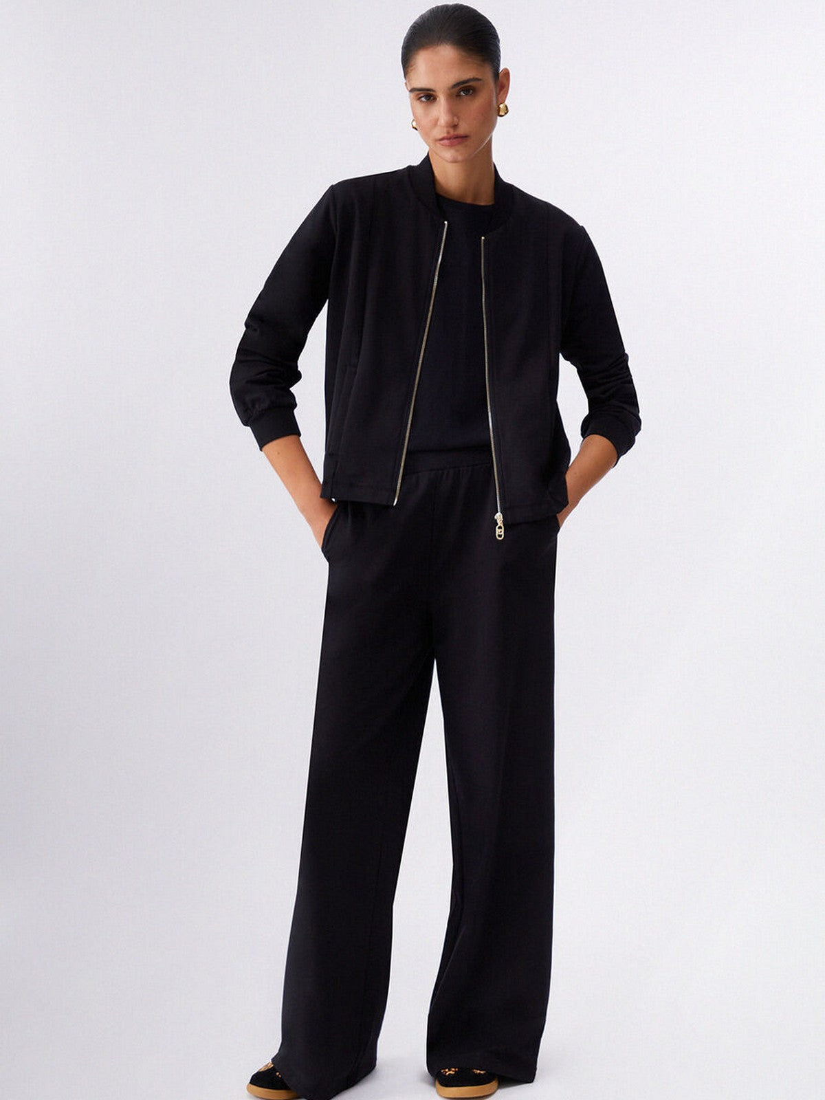 LIU JO SPORT Tuta Donna  TA6222FS090 22222 Nero