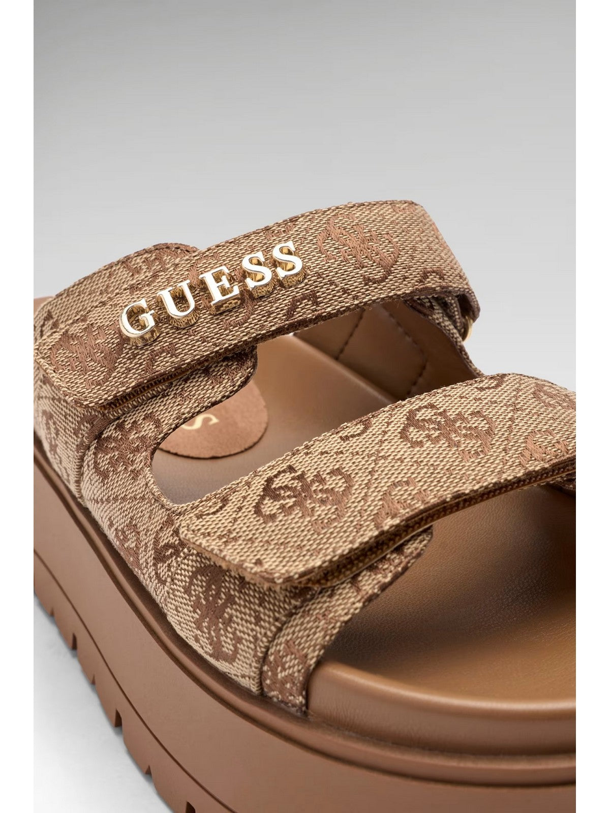 GUESS Sandalo Donna FAXON2 FLJF2X FAL03 BEIBR BEIGE BROWN