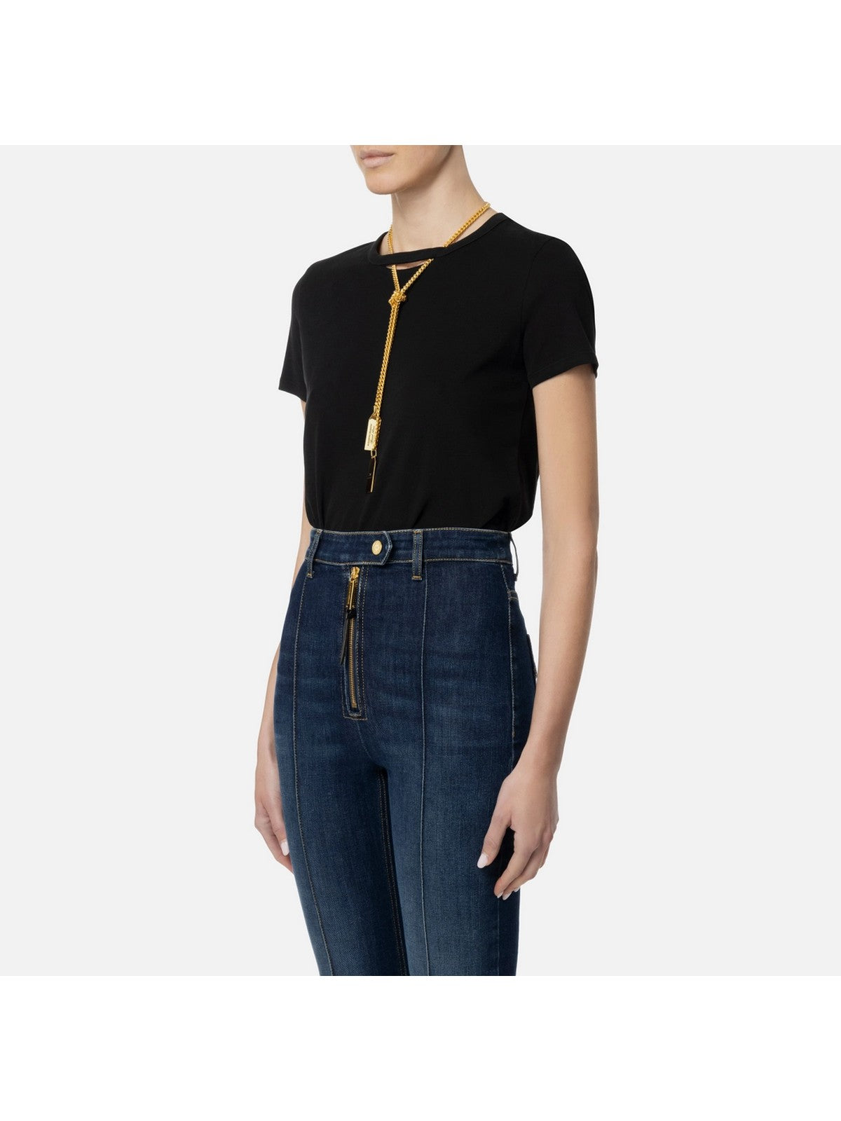 ELISABETTA FRANCHI T-Shirt et Polo Femme MA00946E2 110 Noir