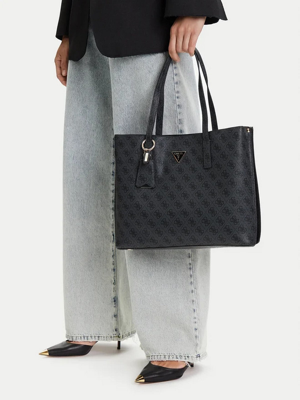 GUESS Borsa Donna MERIDIAN II GIRLFRIEND TOTE HWSG69 74230 CLO COAL LOGO