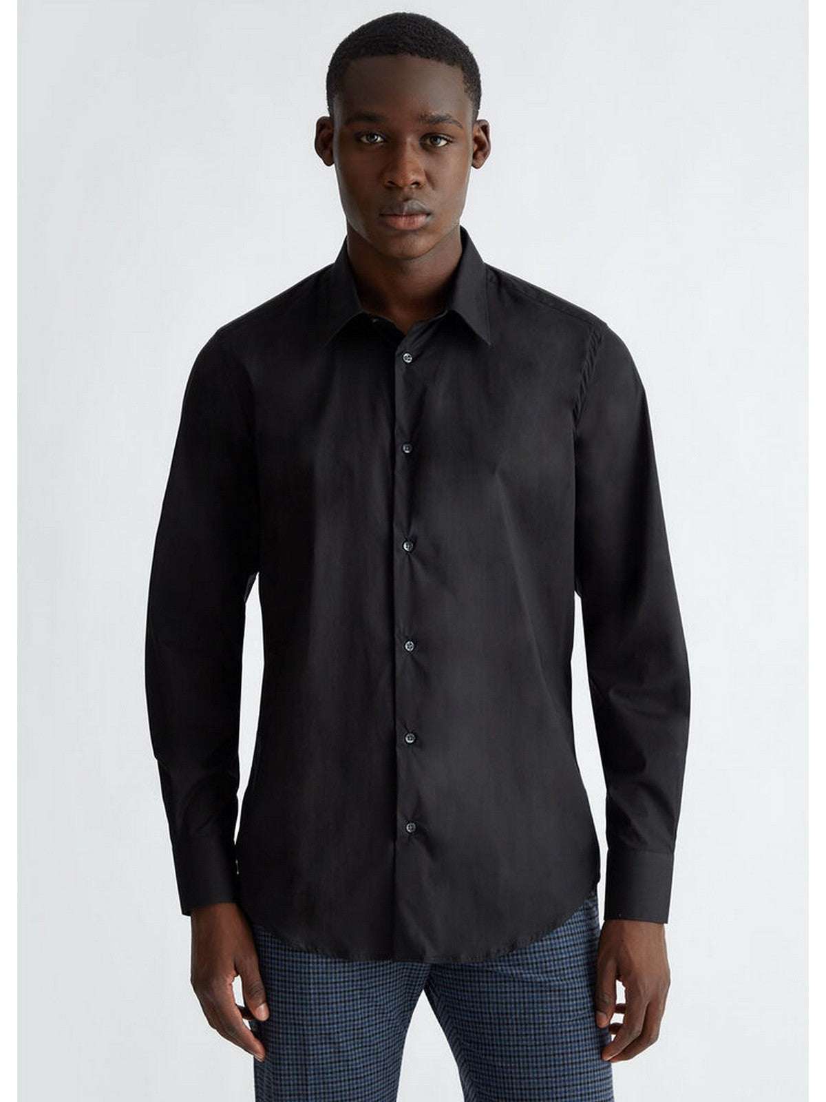 LIU JO UOMO Camicia Uomo  QXX007T2662 22222 Nero gioboutiqueweb