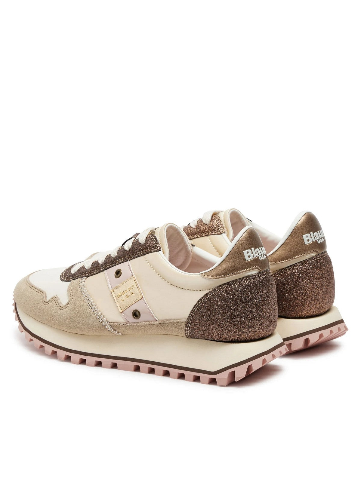 BLAUER Sneaker Donna MILLEN F4MILLEN01/SUG CRE/BRZ Beige gioboutiqueweb