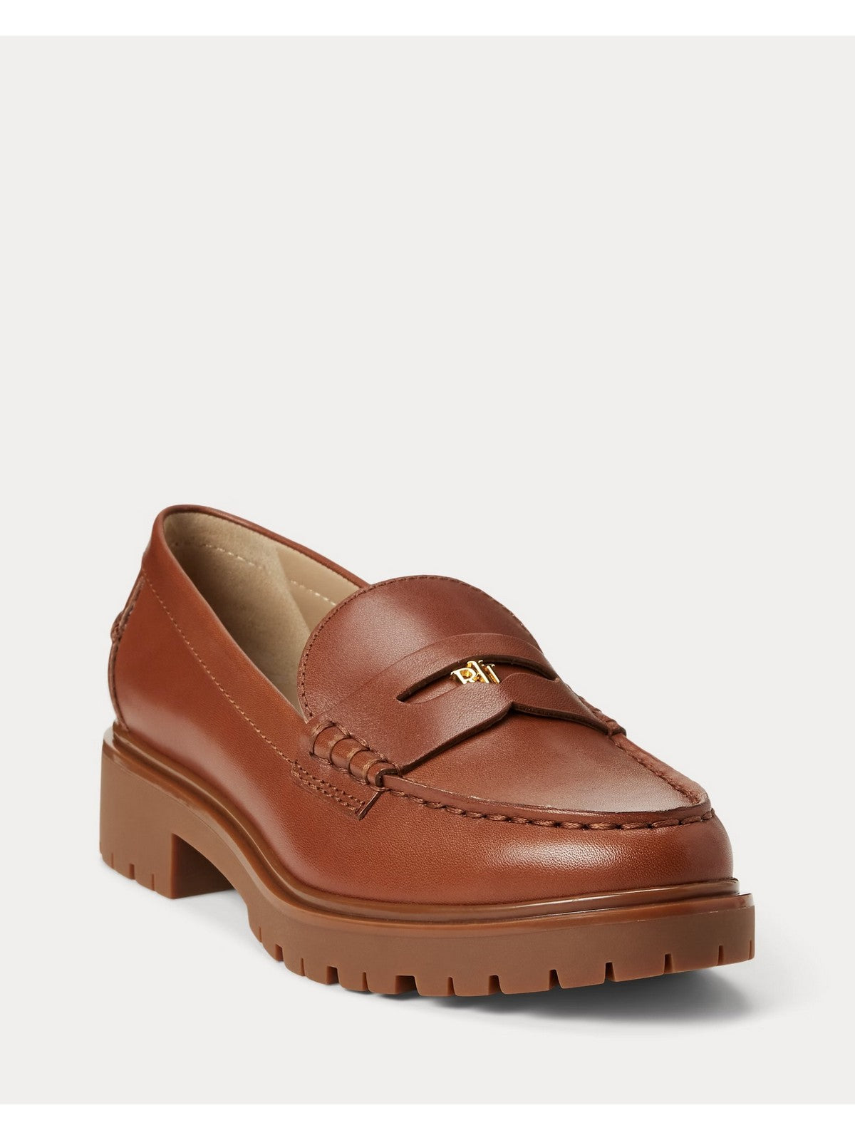 LAUREN RALPH LAUREN Mocassino Donna MARLI-FLATS-LOAFER 802967752 002 LAUREN TAN