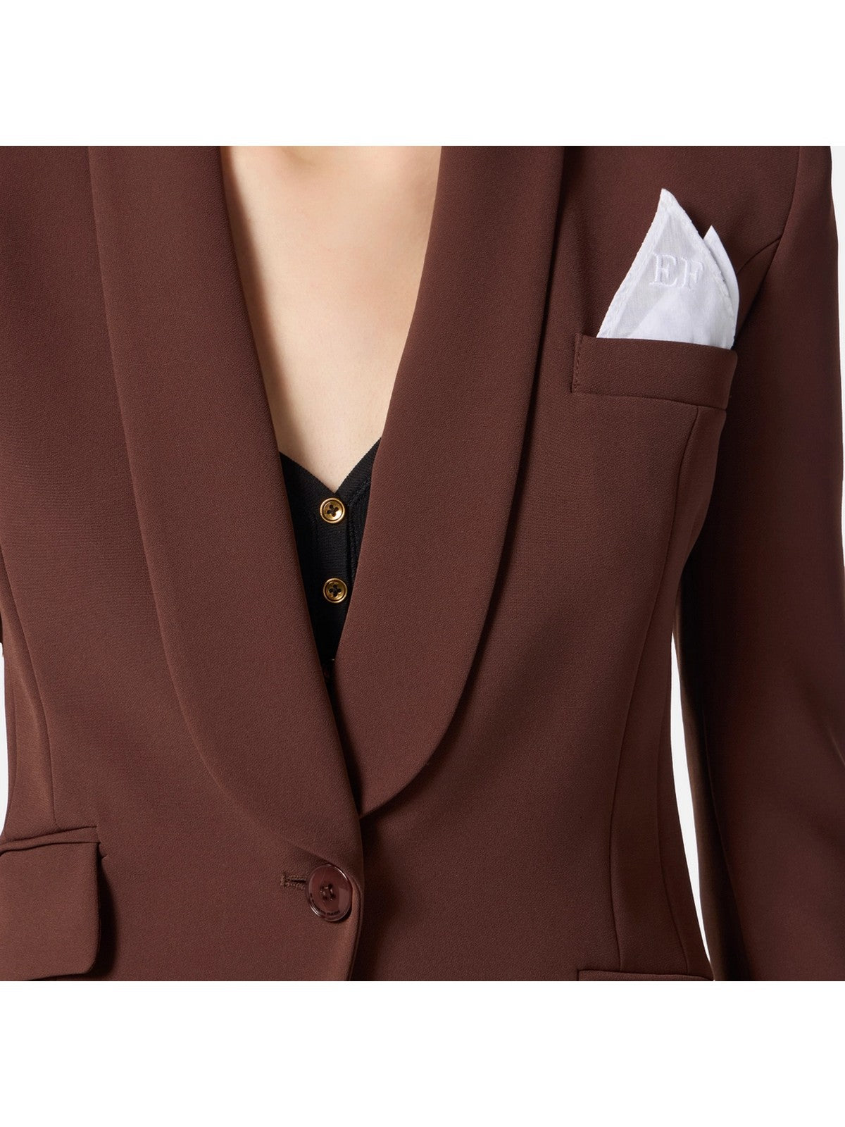 ELISABETTA FRANCHI Tailleur Donna  TP00156E2 EA3 COFFEE gioboutiqueweb
