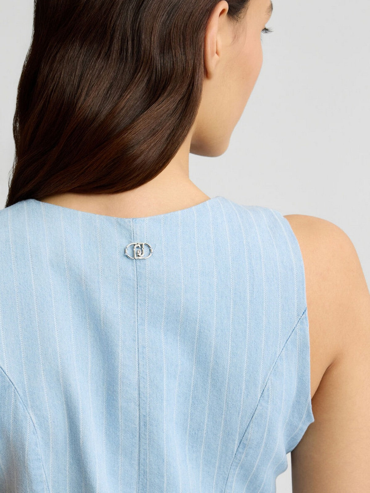 LIU JO BLUE DENIM Gilet Donna  UA5122D4989 78822 Blu gioboutiqueweb