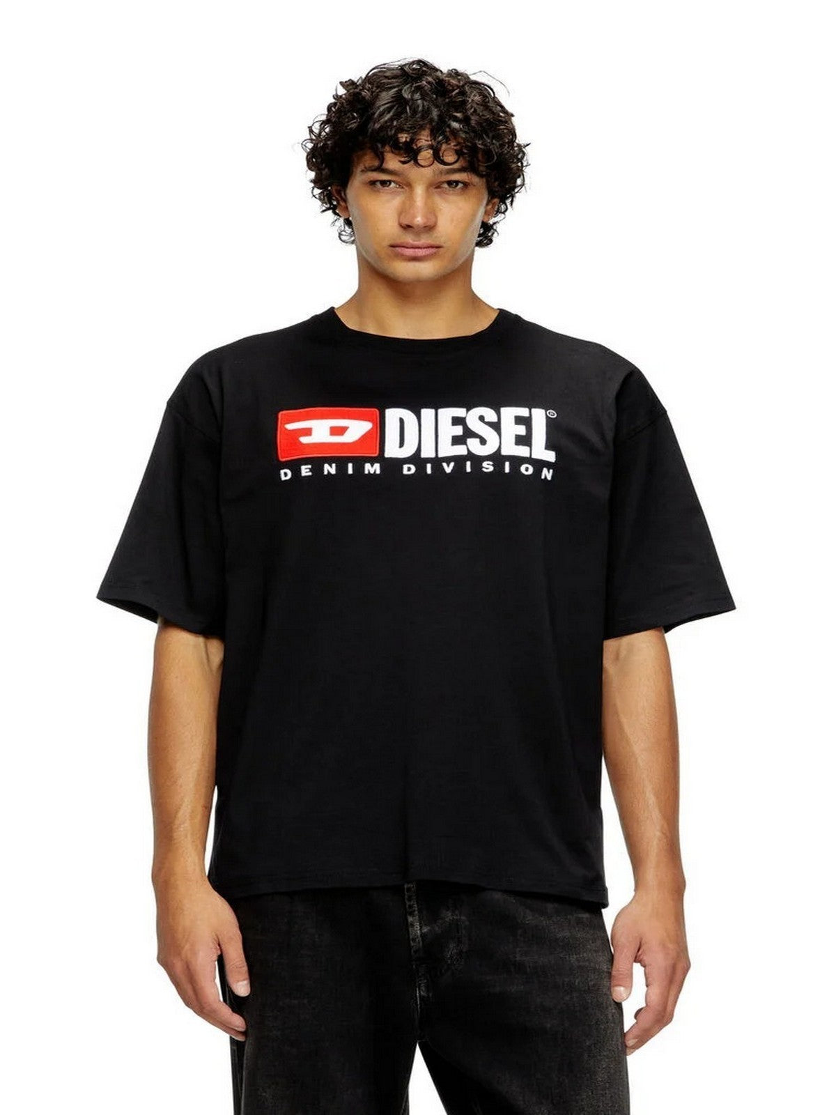 DIESEL T-shirt Uomo T-BOXT-DIV MAGLIETTA A14943 0GRAI 9XX 004 - DEEP/BLACK