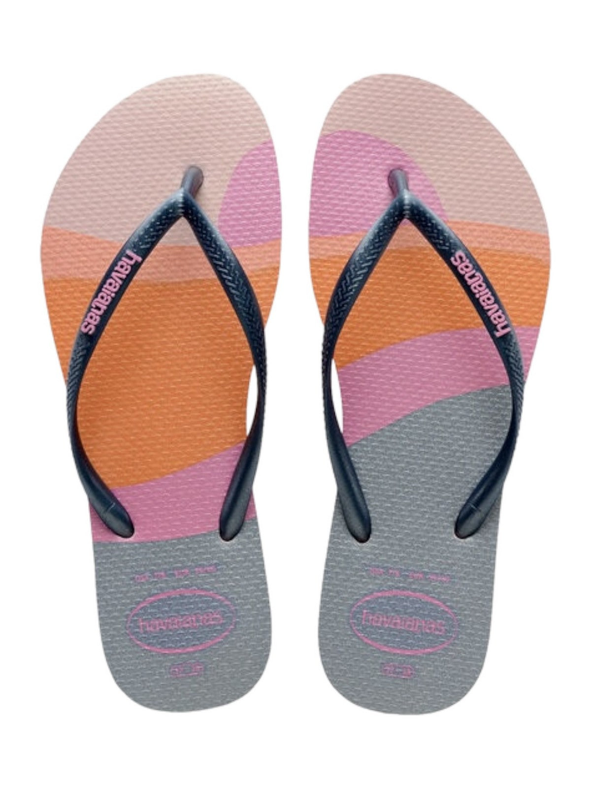 HAVAIANAS Tongs Femme Hav. Palette lumineuse fine 4145766.4996 Rose