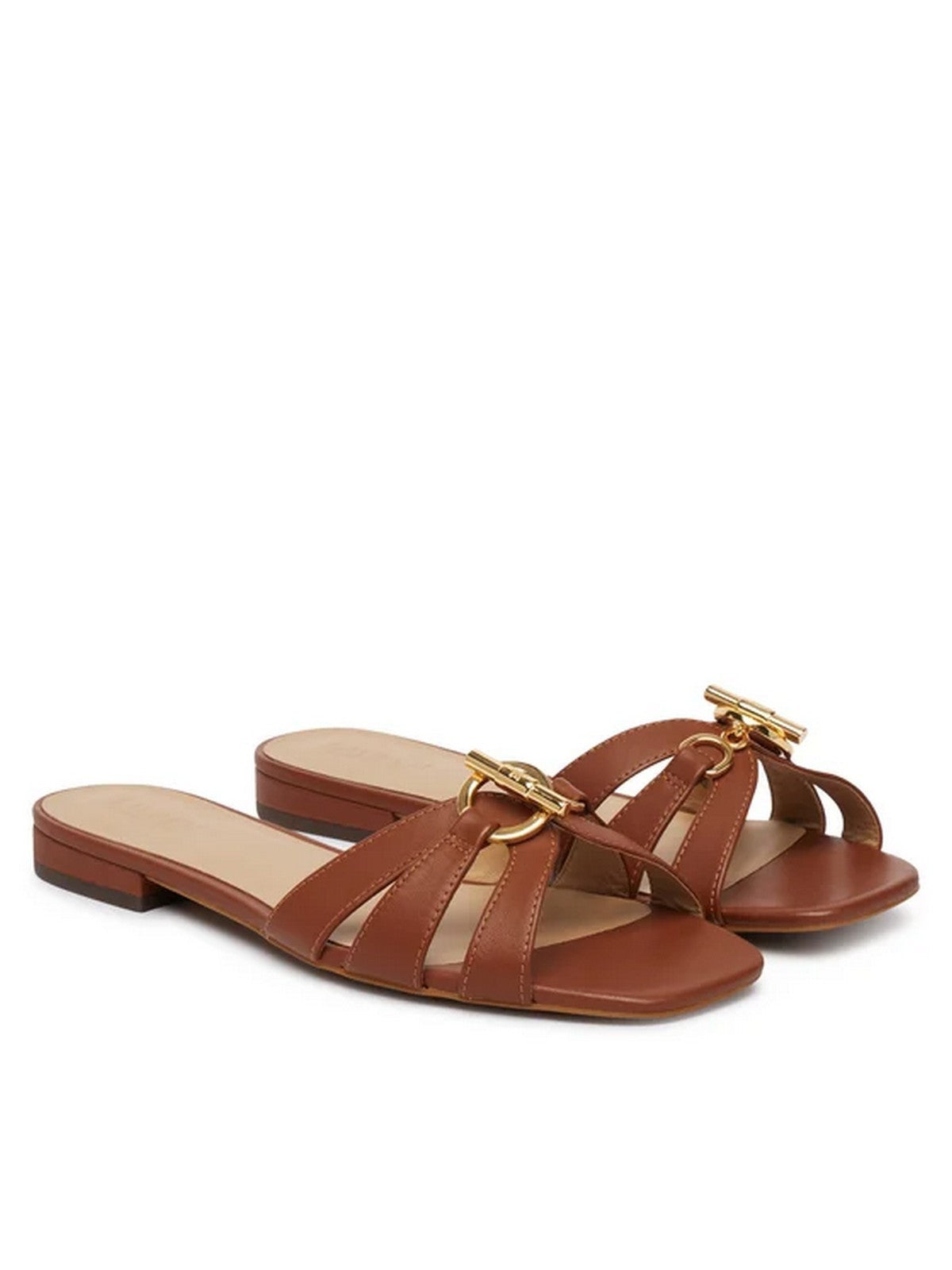 LAUREN RALPH LAUREN Ciabatta Donna BLAIKE SLIDE 802982875 001 LAUREN TAN