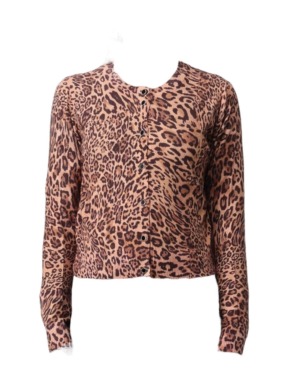 TWINSET Cardigan Donna PRINTED MIX VISCOSE 252TP3630 12737 ST.ANIMALIER COFFEE/LAND