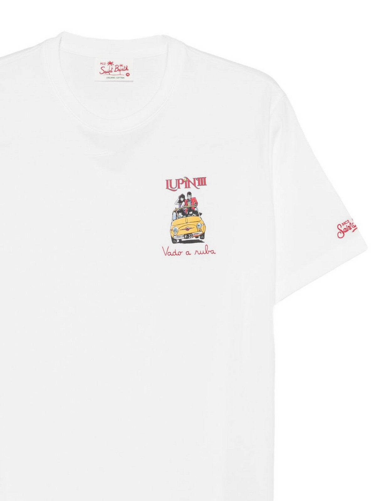 MC2 SAINT BARTH T-shirt Uomo  PORTOFINO 04411L LUPIN RUBA 01N EMB