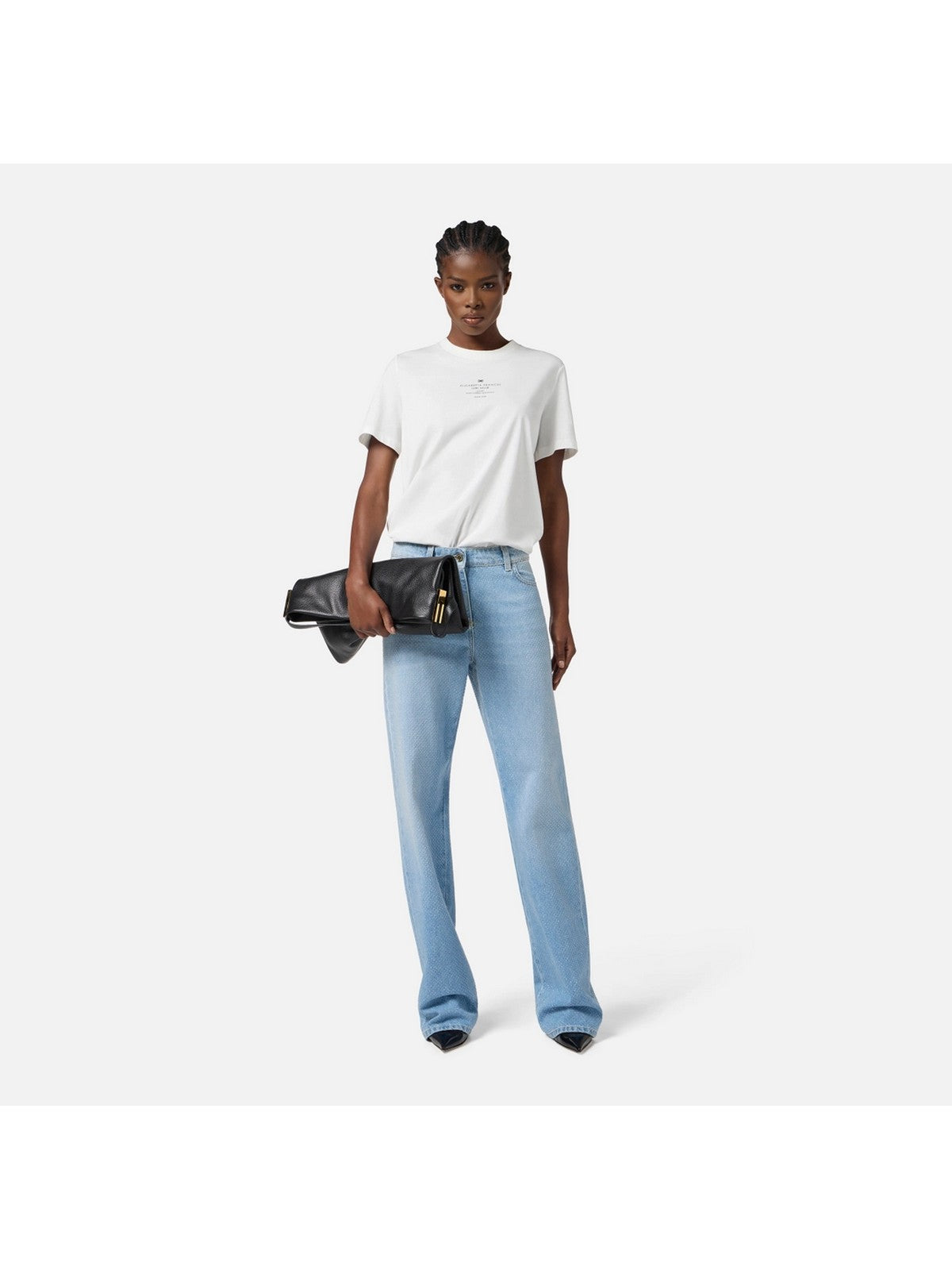 ELISABETTA FRANCHI T-shirt Donna  MA63D56E2 270 GESSO