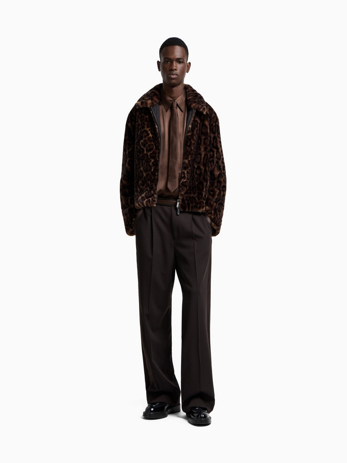 EMPORIO ARMANI Men's Jacket EM003489 AF19246 F6007 ANIMALIER